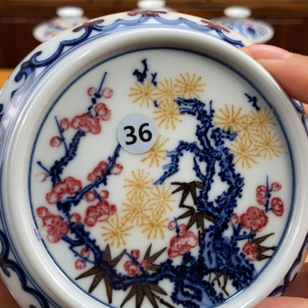 手绘现代茶具非古董