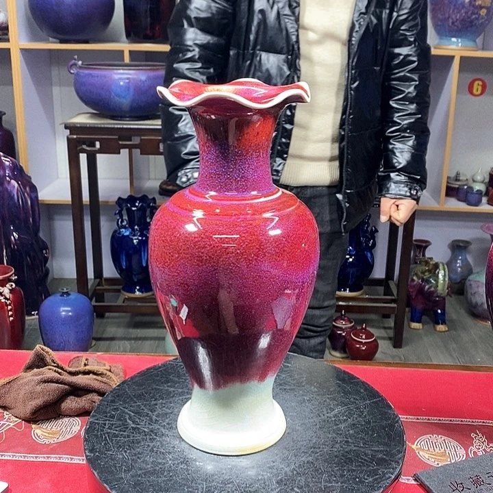 瓶中国神垕精品钧瓷