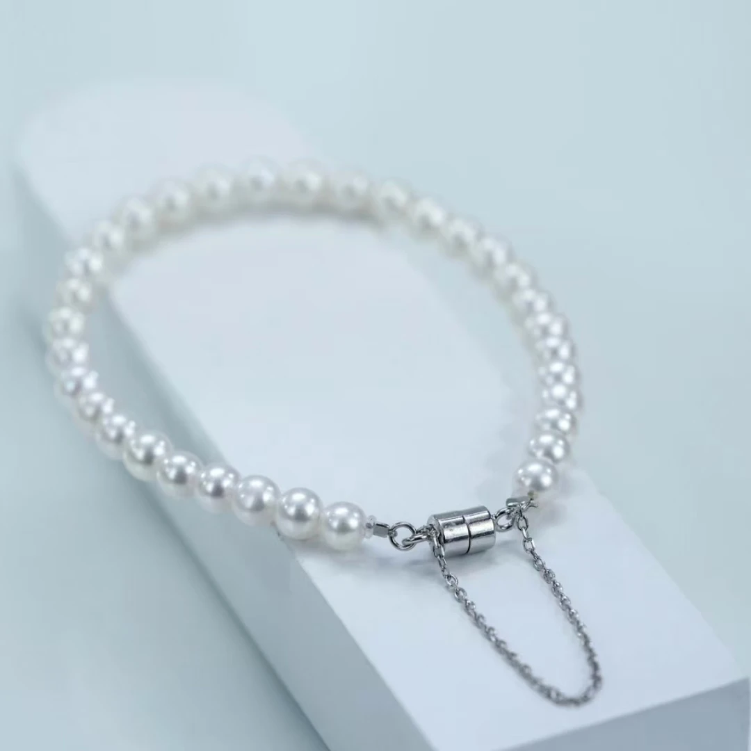 【婉婉】天然淡水无核珍珠简约百搭手链