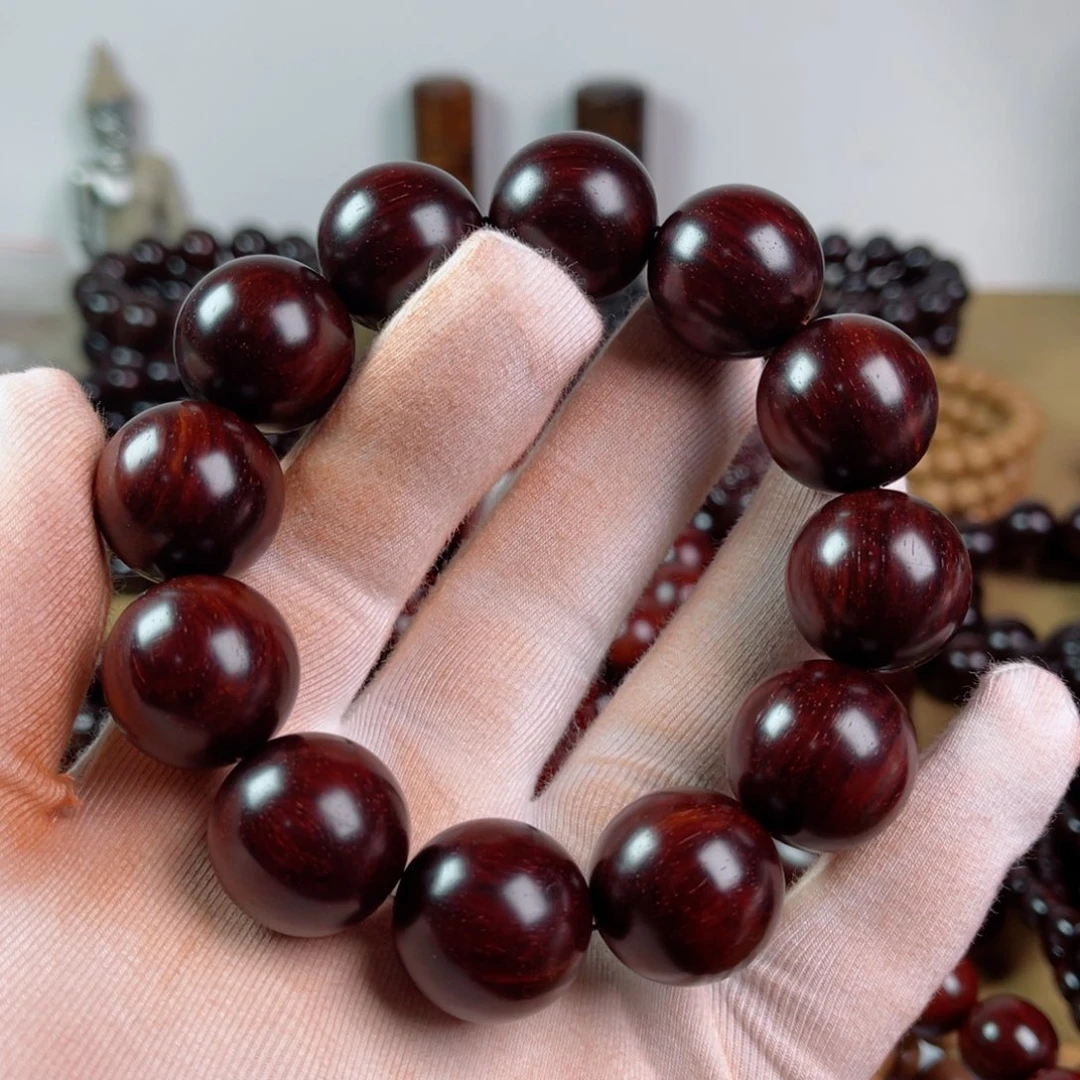小叶紫檀手串/手链2.0高油密鳞底材质细腻