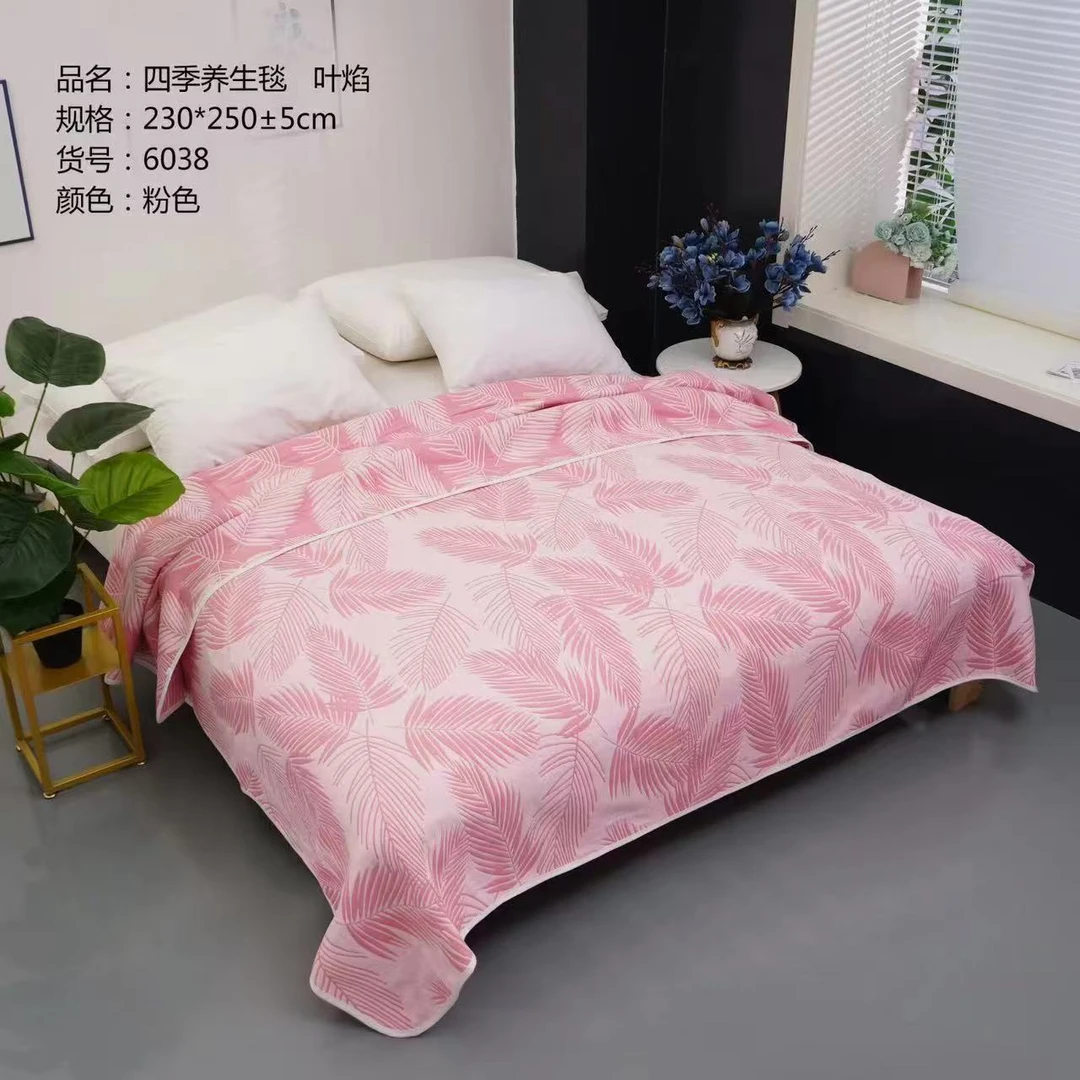 纯棉纱布软凉席可机洗 2.3*2.5