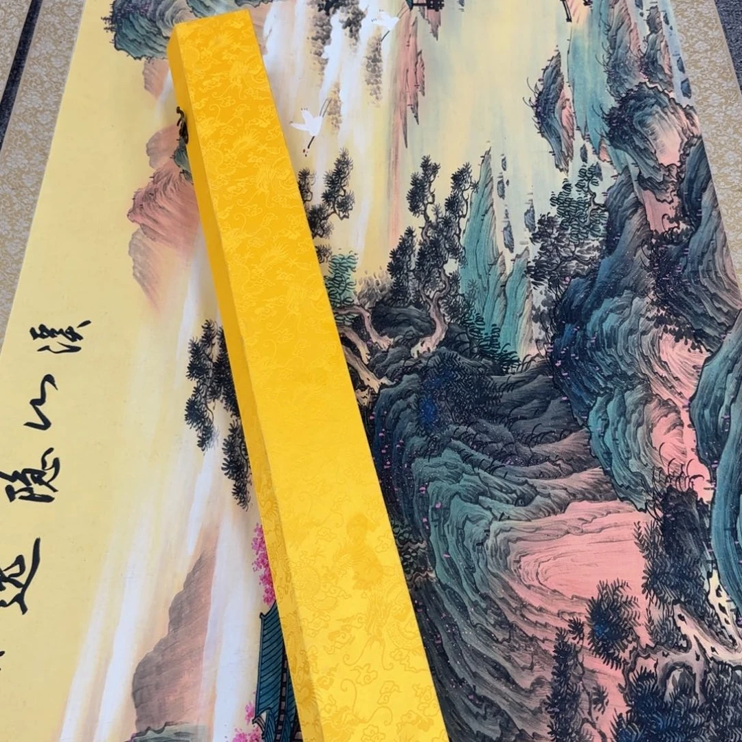 国画QC原创横山水作品！带证书！限购一单