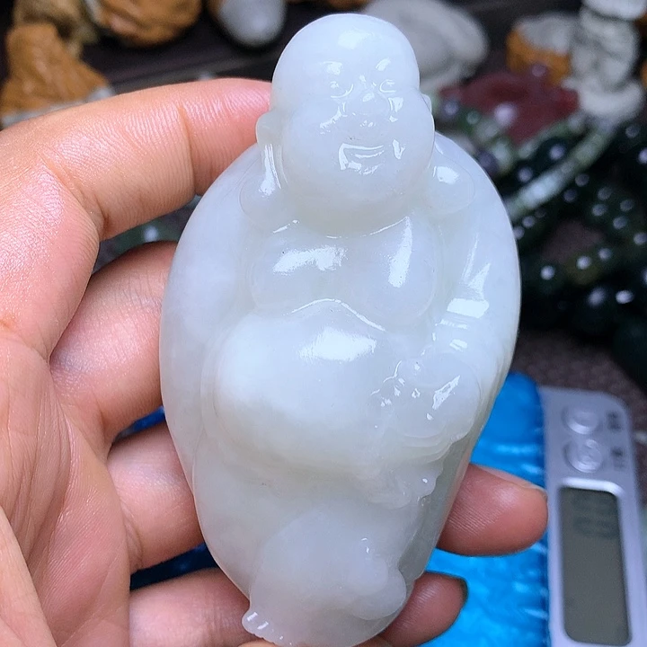 【闪购商品】和田玉未镶嵌颈饰张***了