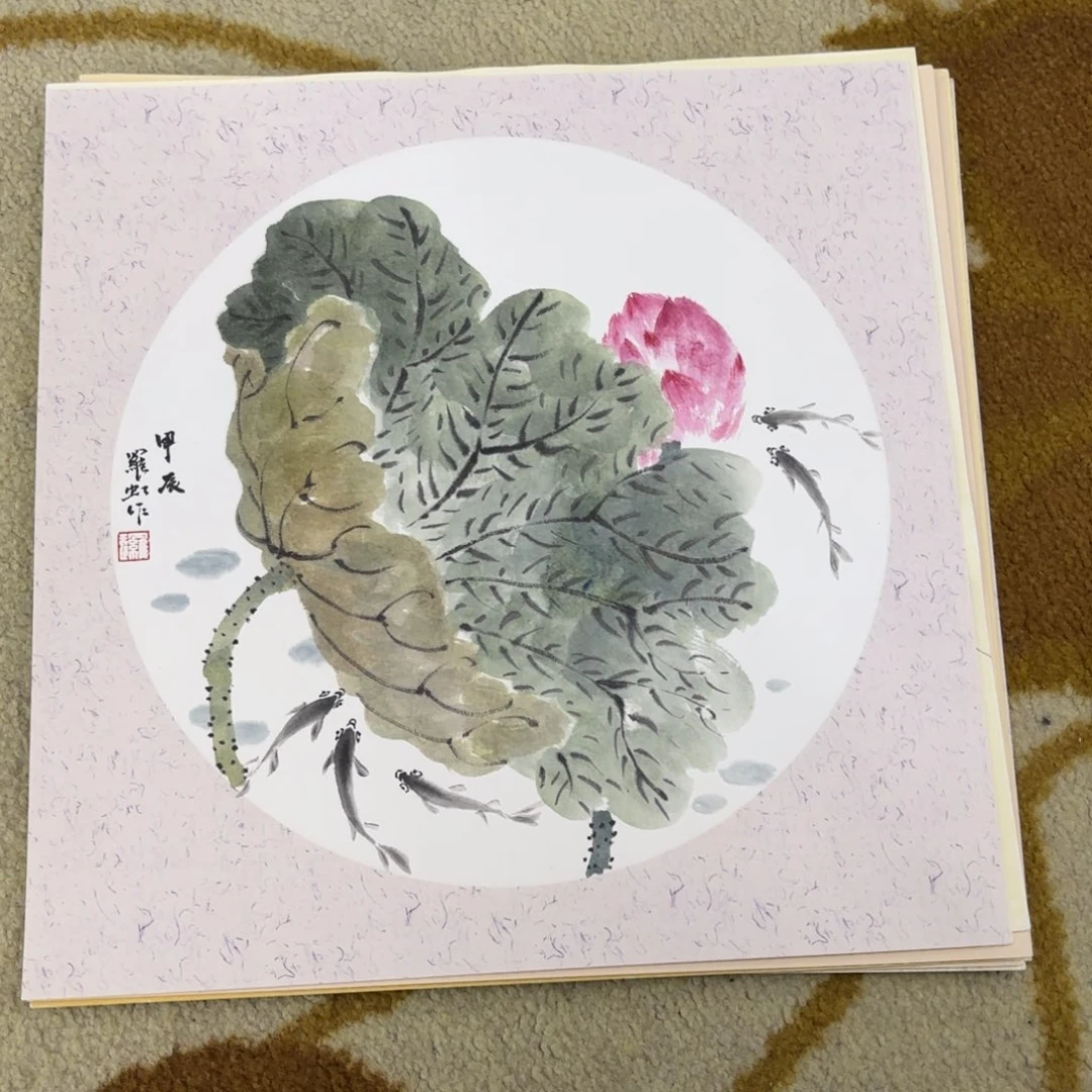 国画33-33卡纸作品艺