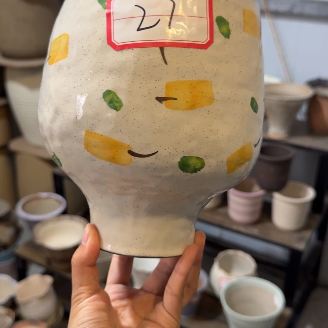 景德镇桌面陶瓷花盆