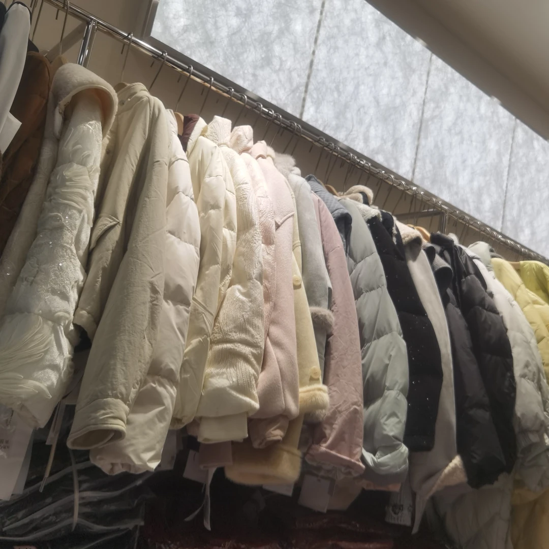 翻领立领烫印纯色棉服连帽短款女士加绒休闲长款大衣女款棉衣