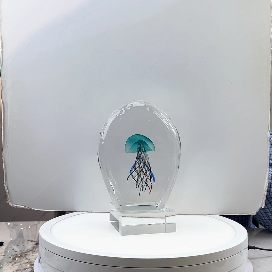 茶盏琉璃水晶摆件