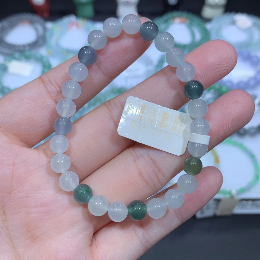 未镶嵌手串翡翠天然