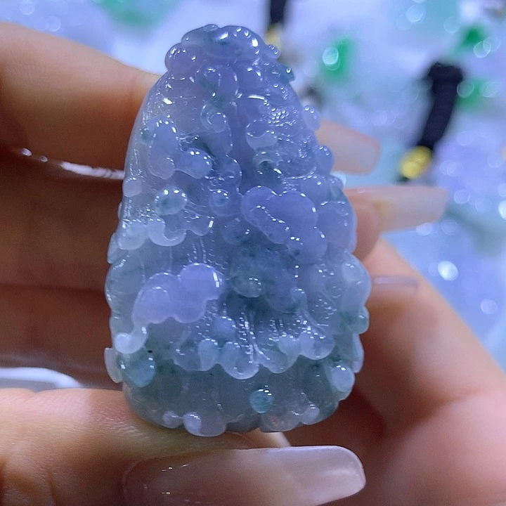 翡翠未镶嵌颈饰天然翡翠A货吊坠