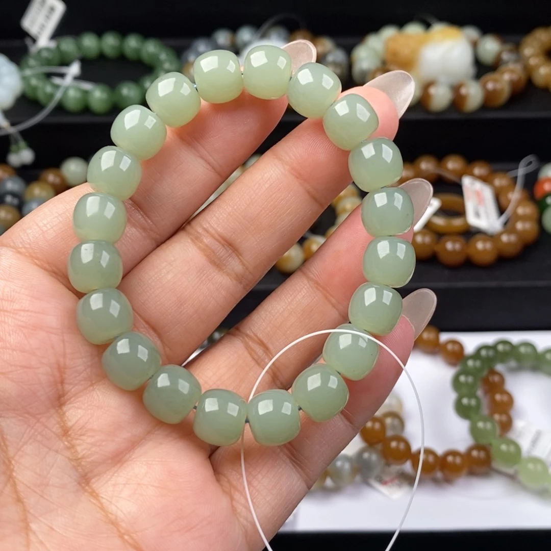 和田玉手串未镶嵌