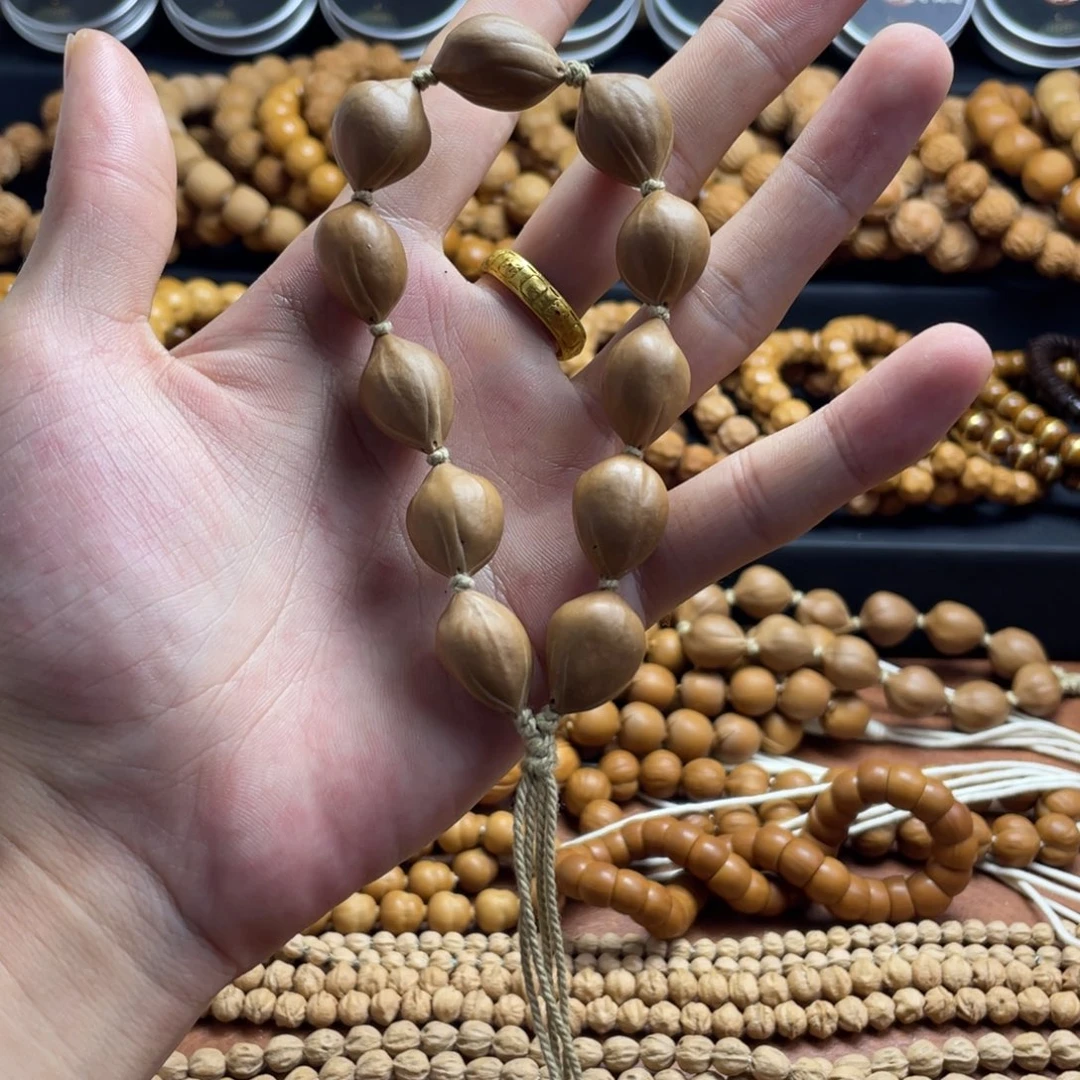 猴头核桃手串橄榄核小短圆手持