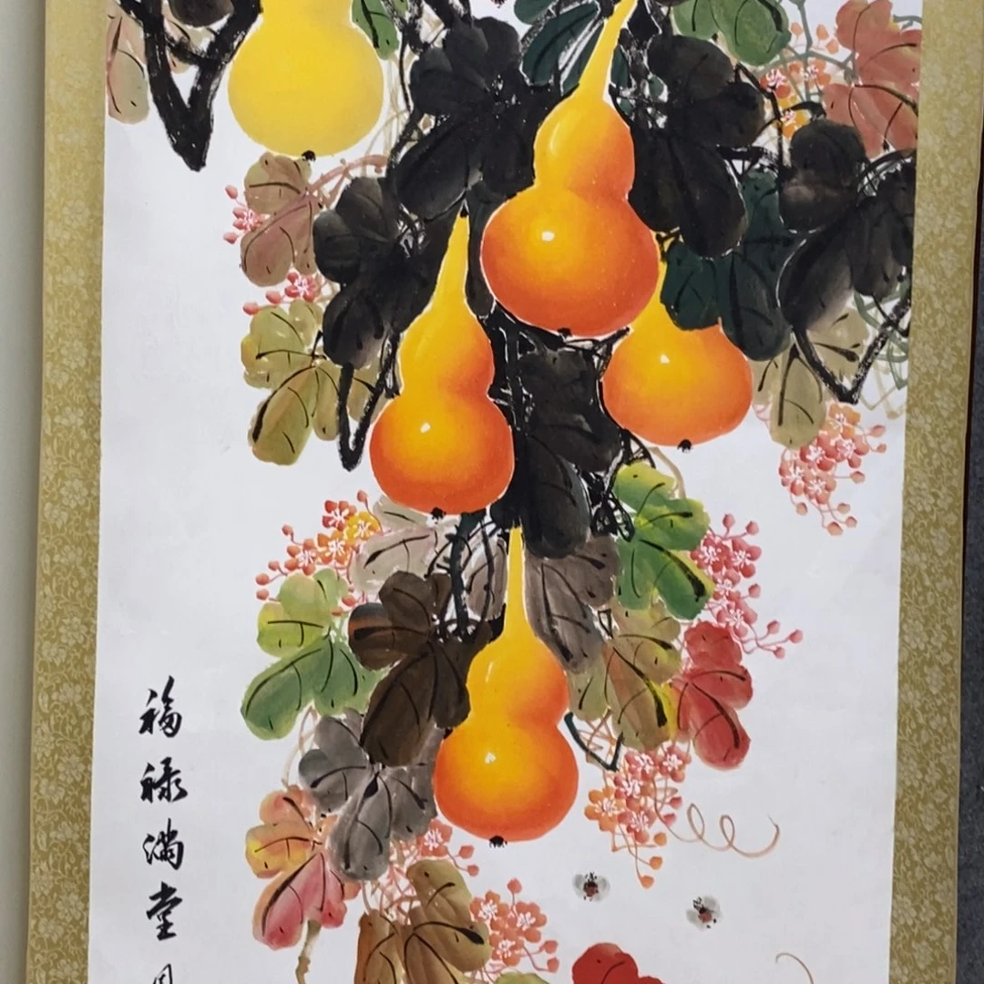 国画老师手笔手绘作品w