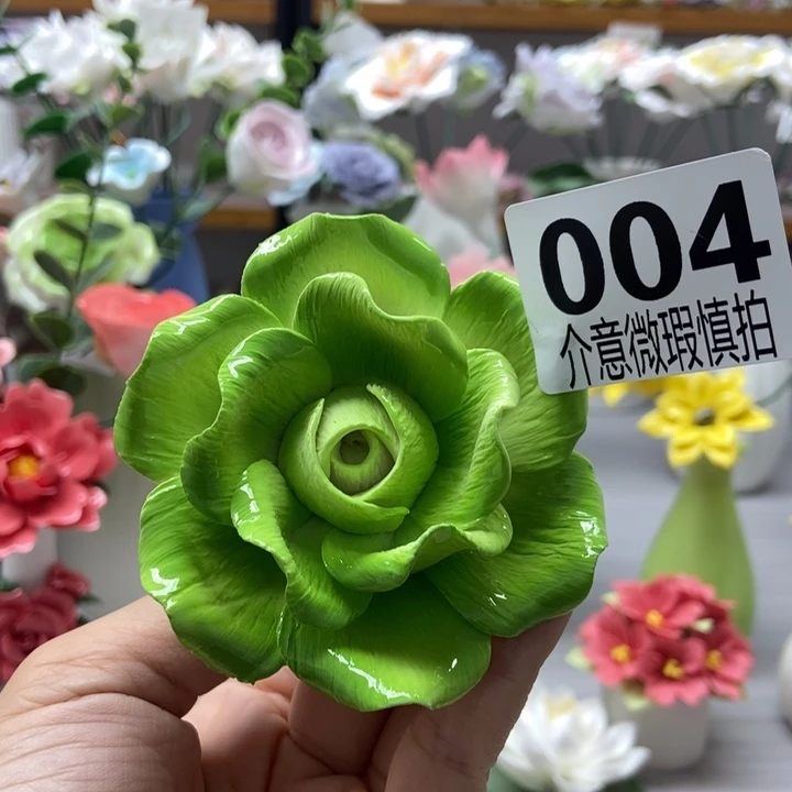 陶瓷手工制作陶瓷花