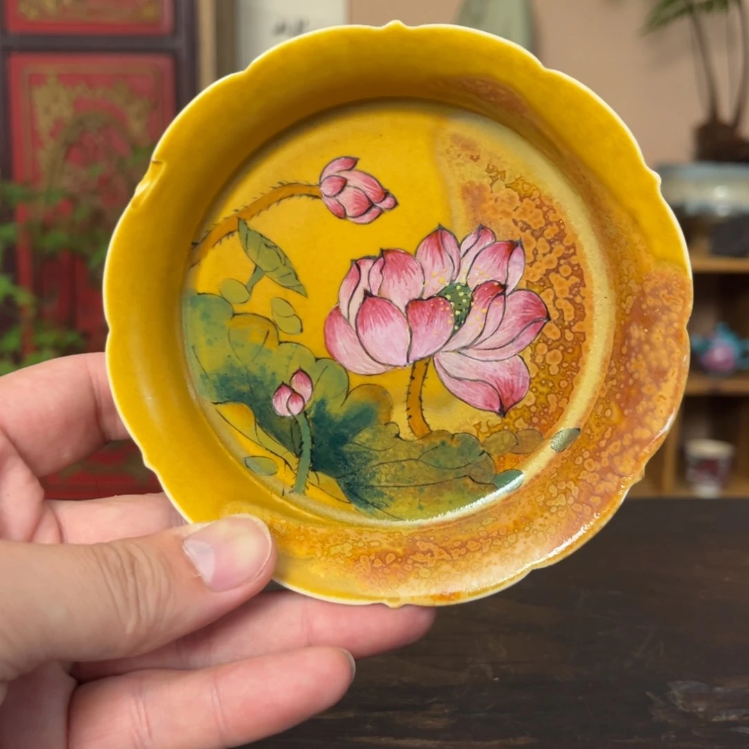 杯柴烧纯手工手绘陶瓷