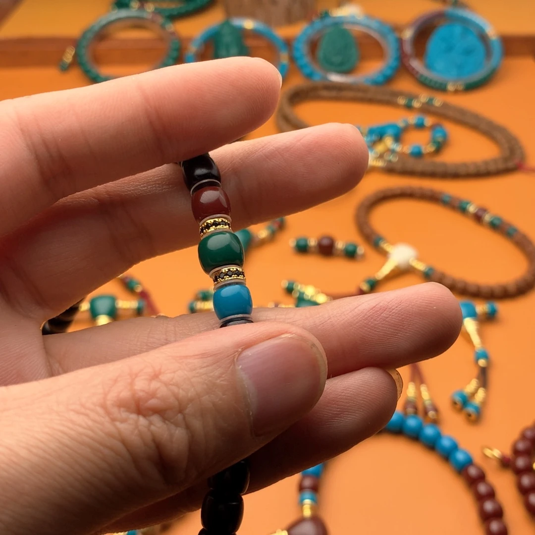 颈饰琉璃盐***柿尺寸直径7