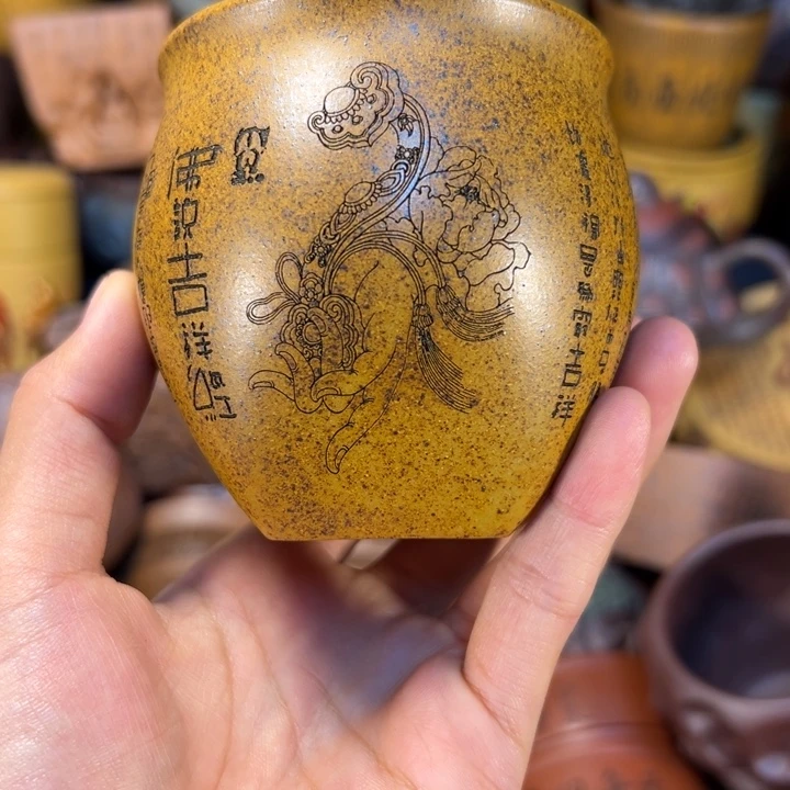 茶杯紫砂宜兴紫杯子