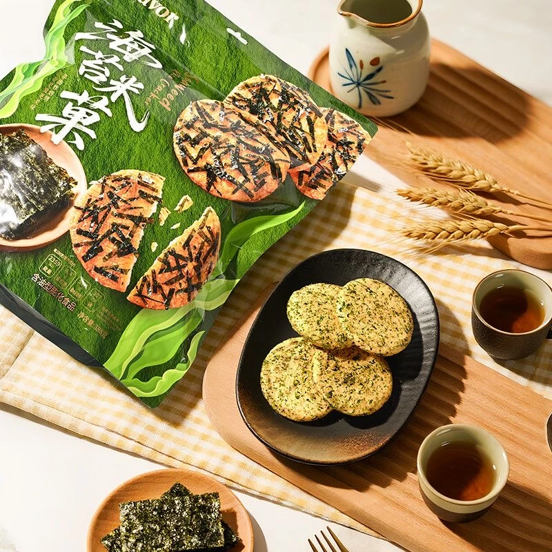 金语海苔米果休闲零食独立小包装办公室解馋必备388g
