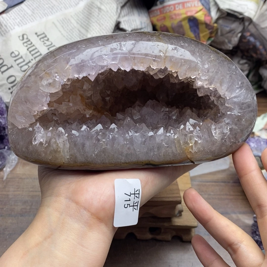 紫晶珠宝半成品未镶嵌