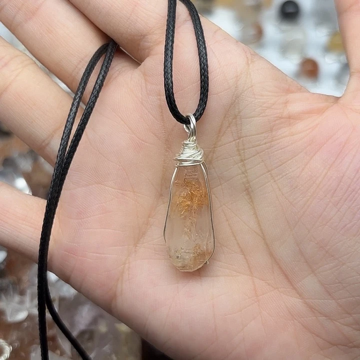 水晶颈饰未镶嵌巴基斯坦红你闪灵钻项链