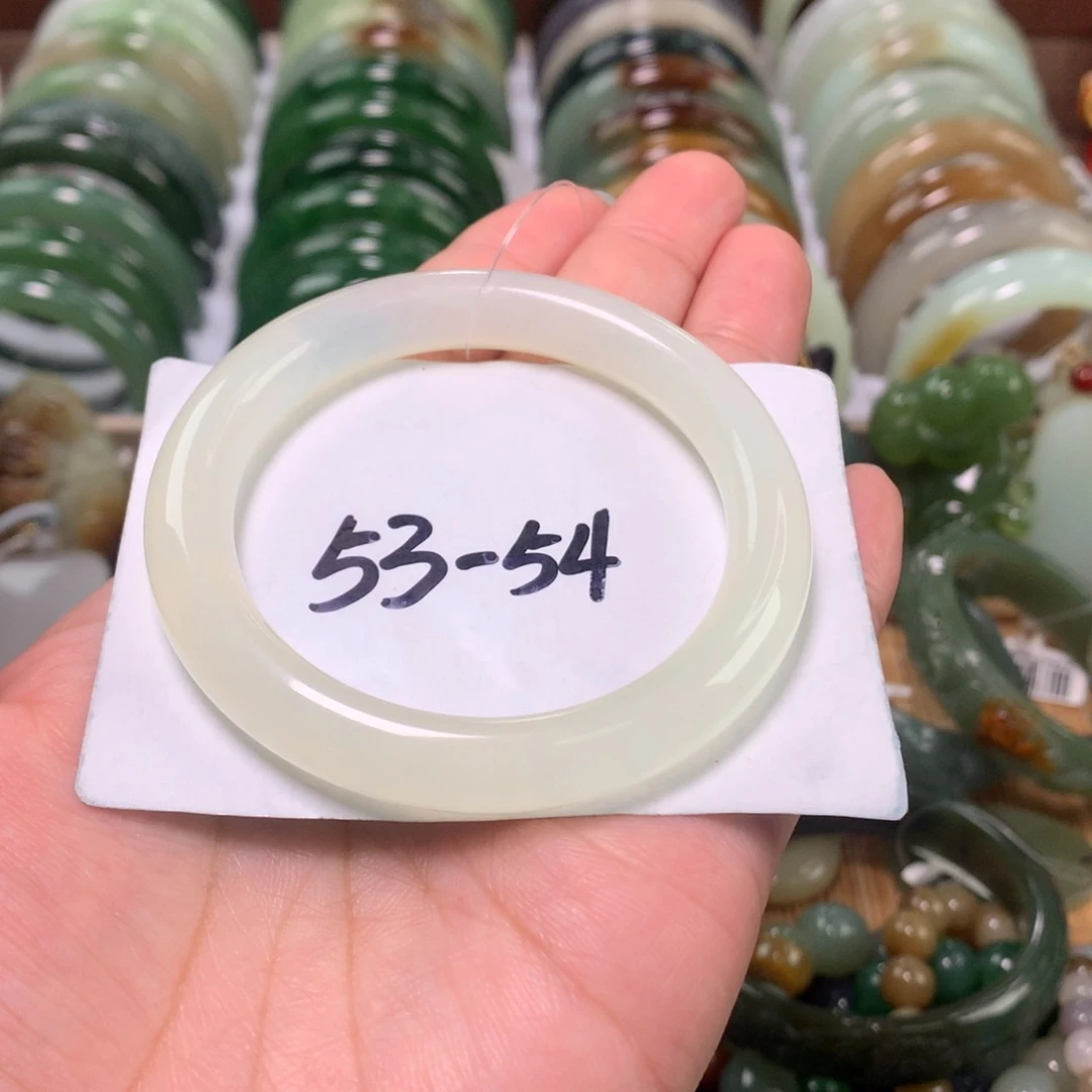 岫玉未镶嵌手镯手镯