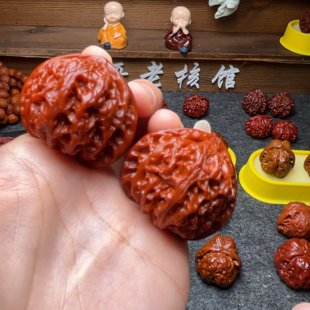 文玩核桃吊坠文玩核桃 手把件 宫灯 41