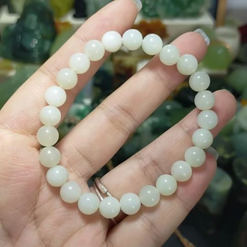 岫玉未镶嵌岫玉手串