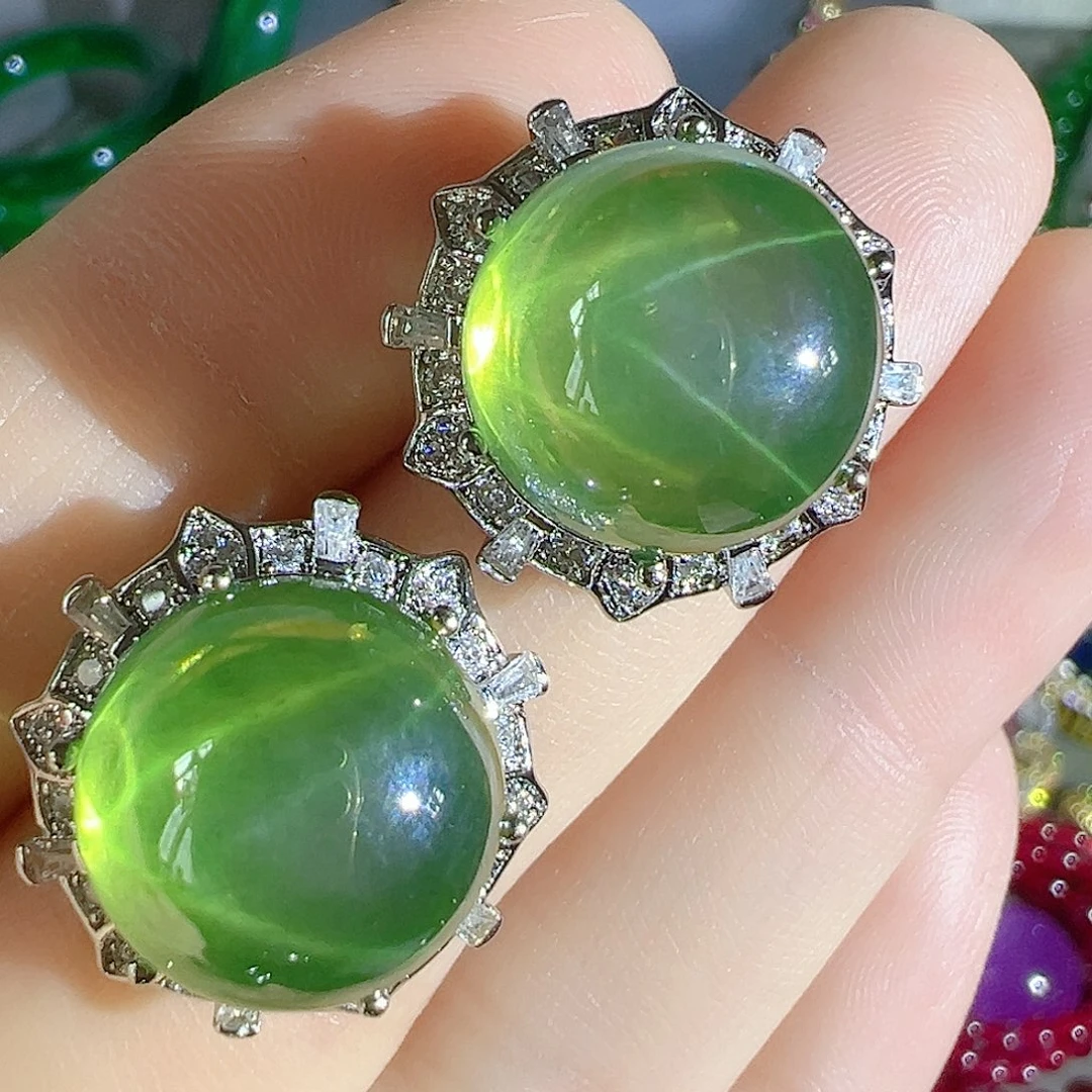 花岗石钨合金红色蓝色吊坠