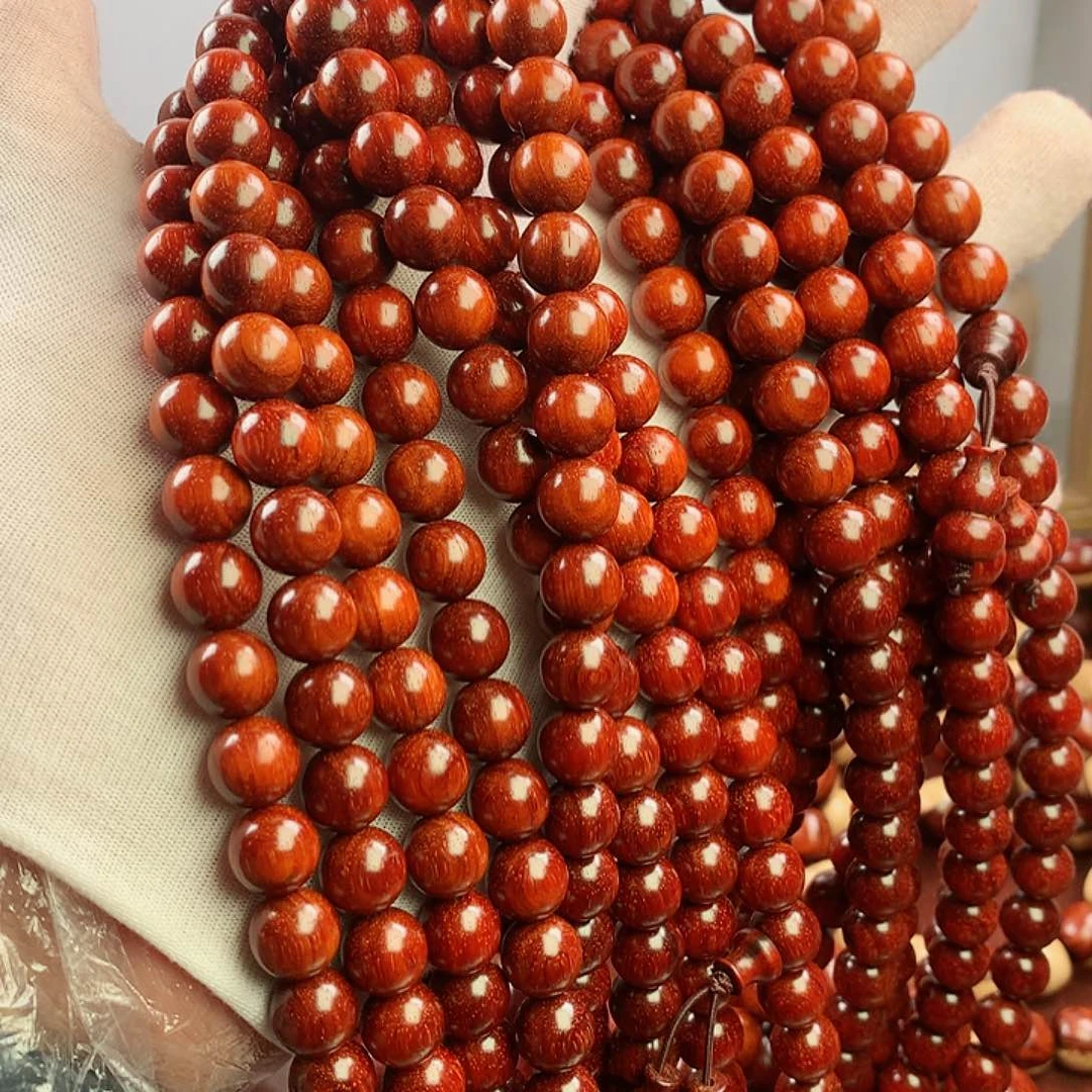 檀香紫檀（小叶紫檀）10超顶泥原汁原味108颗