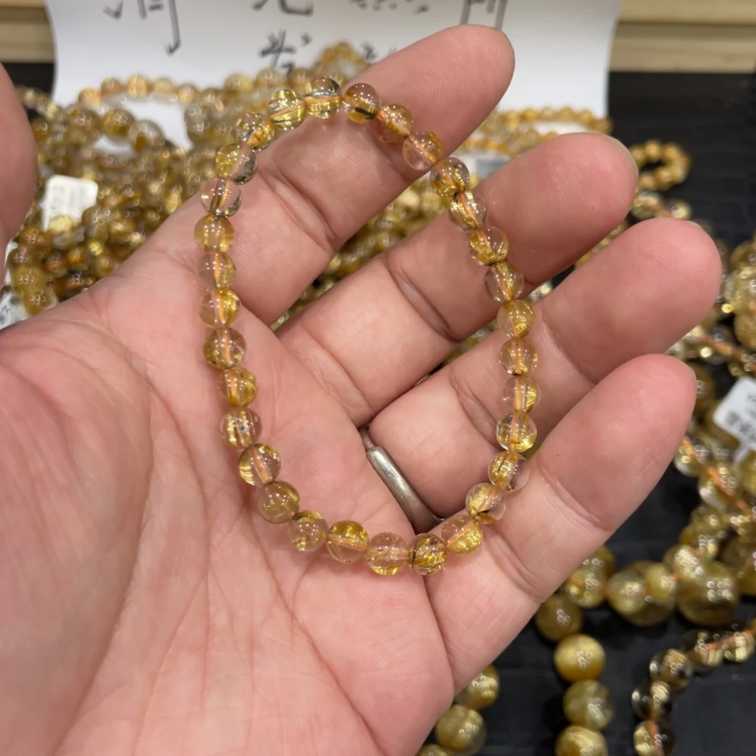 水晶手链未镶嵌c802钛晶