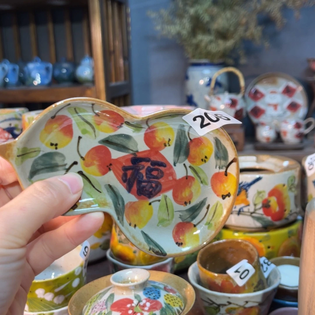 杯素浅陶瓷手工手绘