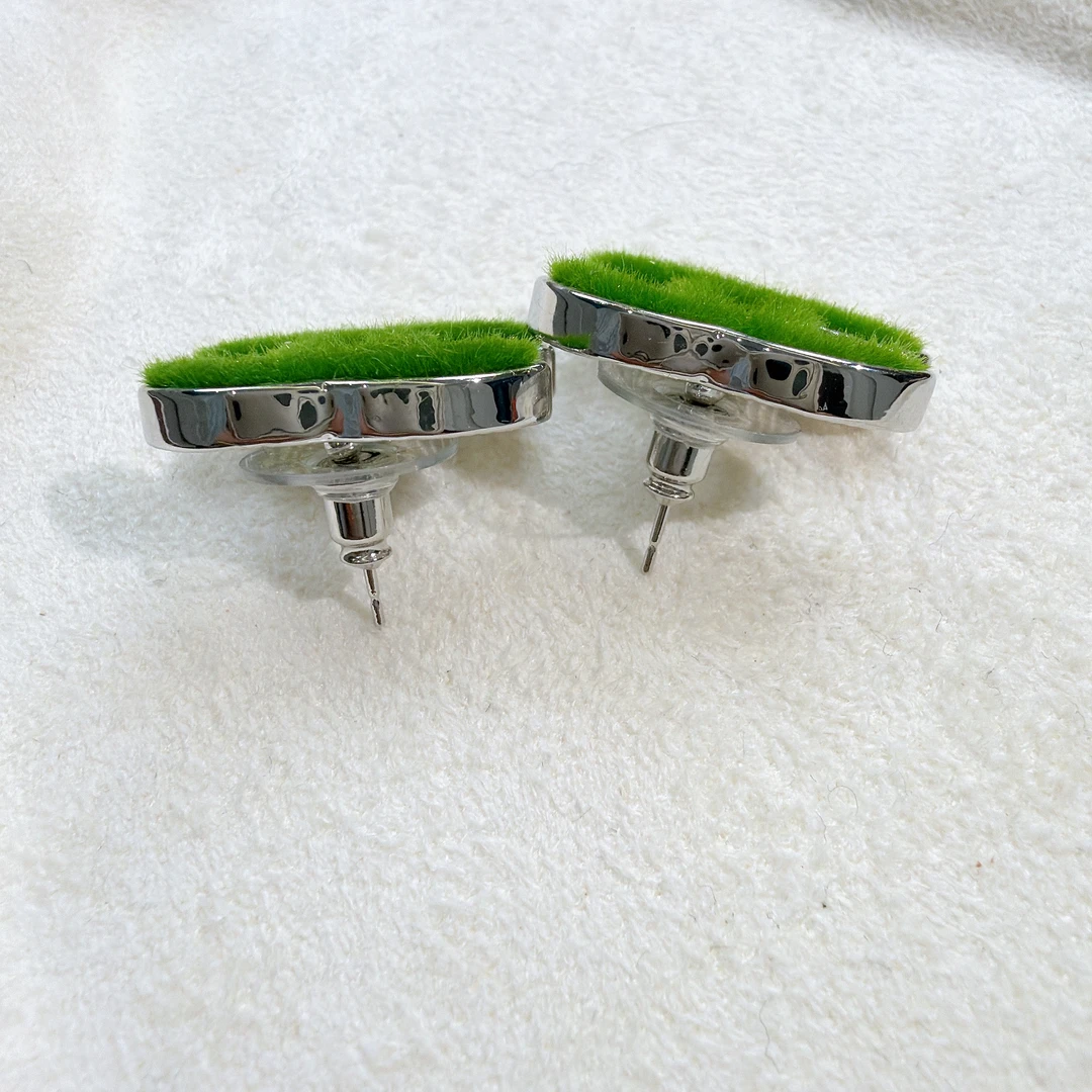 铜合金绒毛耳饰 【AG•饰品】耳环AG01006#2