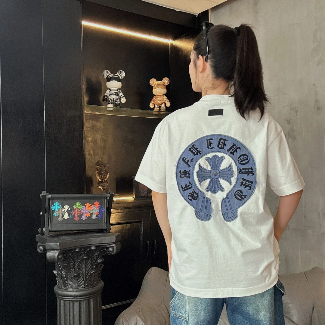 【悦悦推荐】夏季2025新款时尚潮流百搭短袖-7858