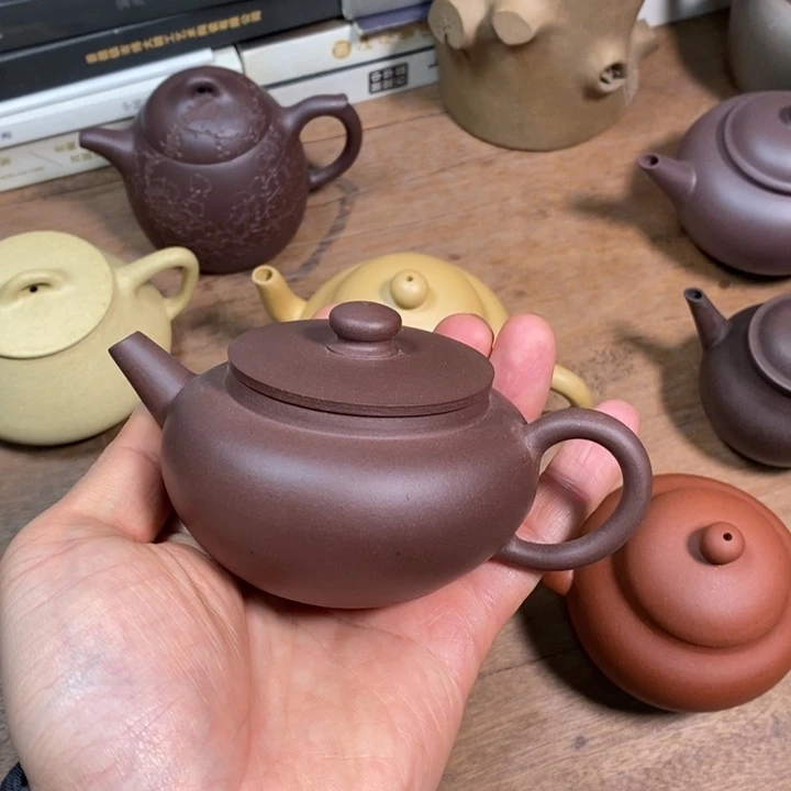 紫砂茶壶120cc全手工摹古