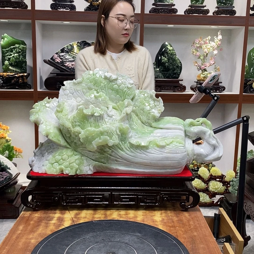 用***s玉山水摆件 玄关摆件