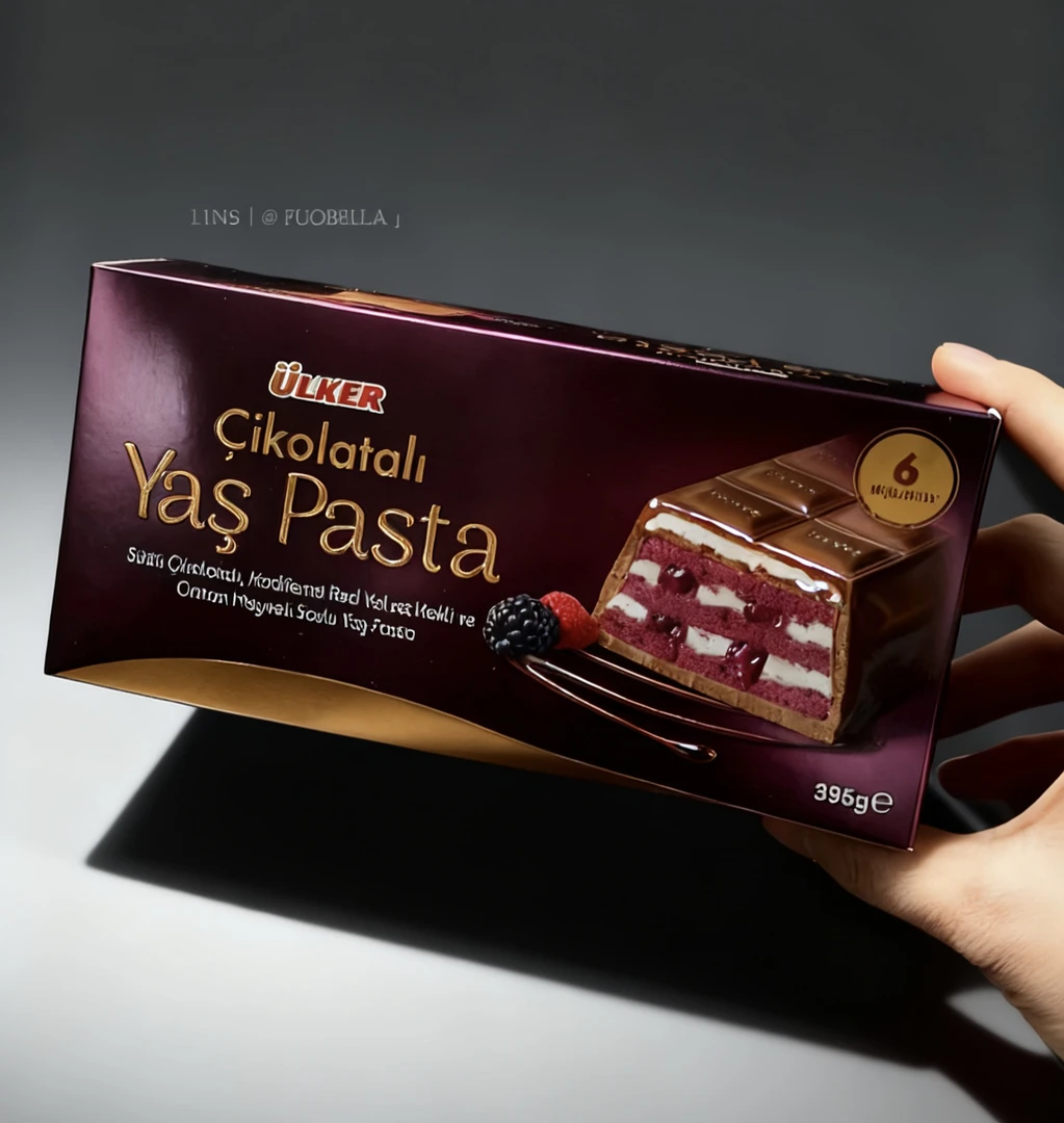 (48之内发货نەخمال)土耳其进口Ulker Yas pasta红丝绒蛋糕巧克力