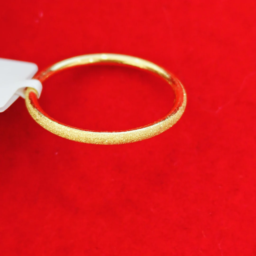 【莹莹专享】足金999 磨砂戒指 13# GP 1.07