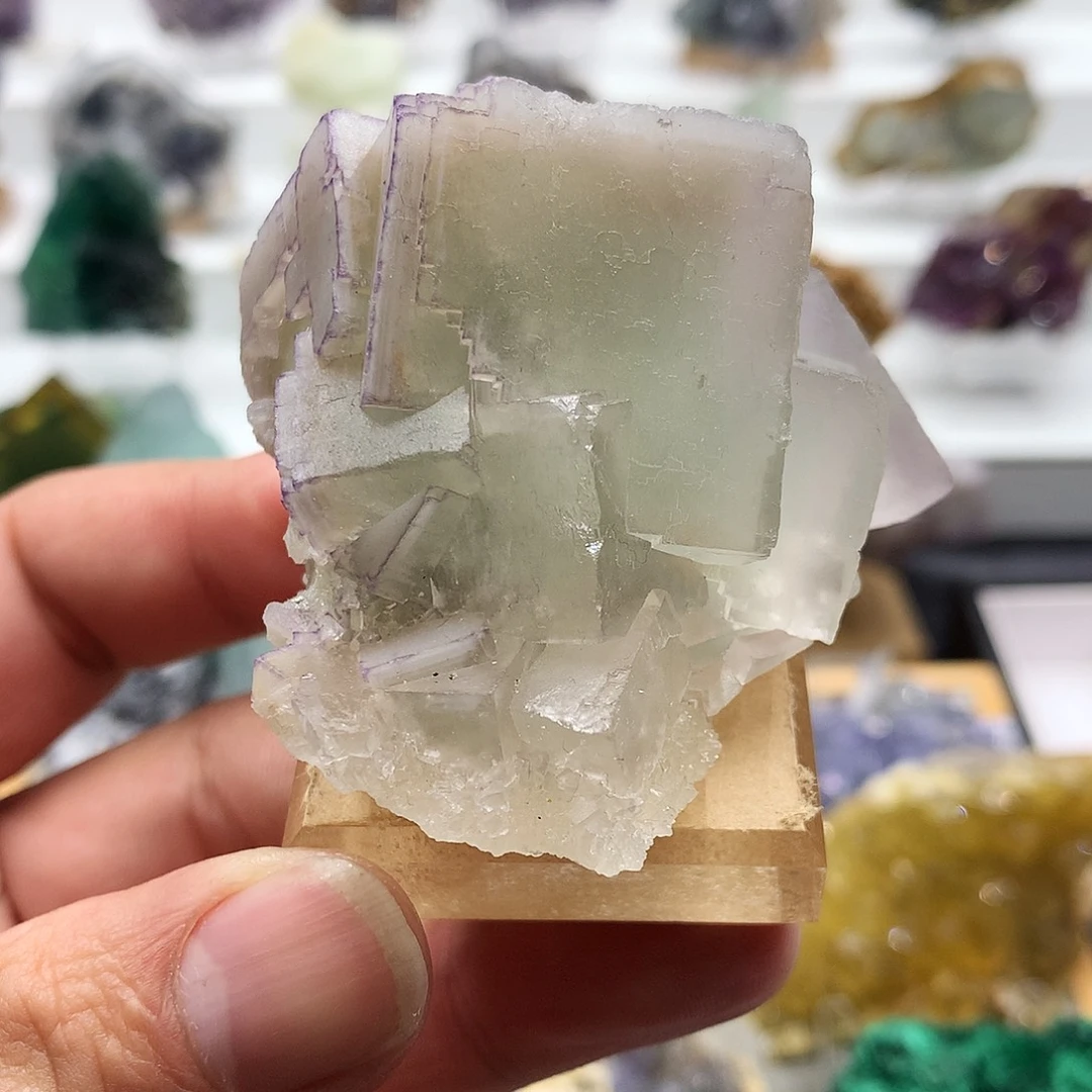 石材贵州青花瓷萤石
