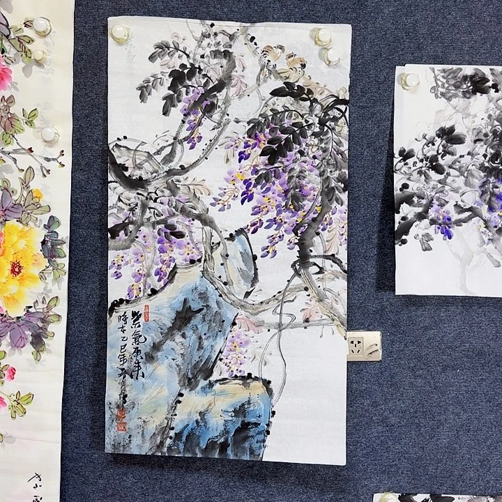 国画国画花鸟画作品