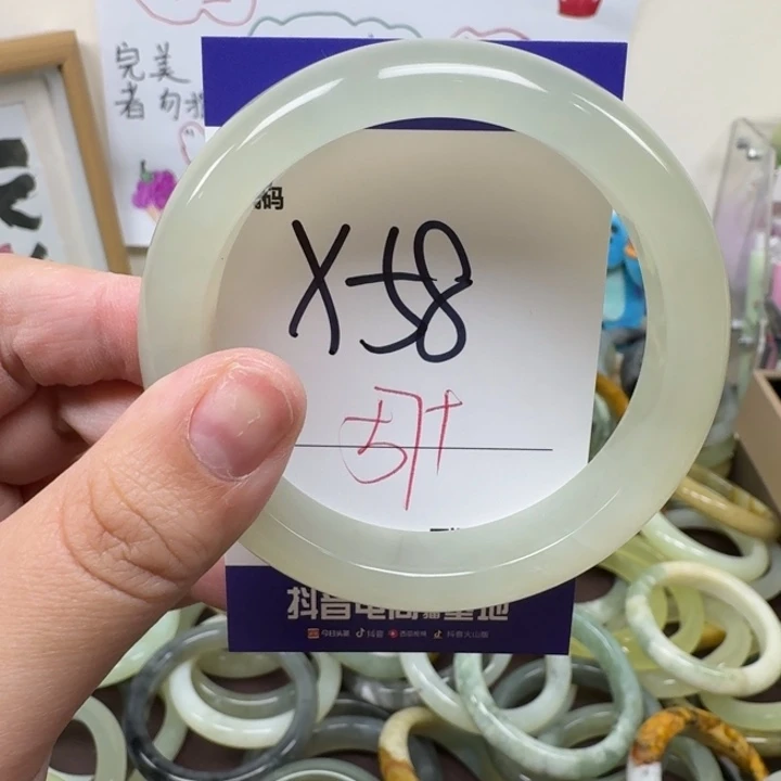 蛇纹石玉未镶嵌手镯58