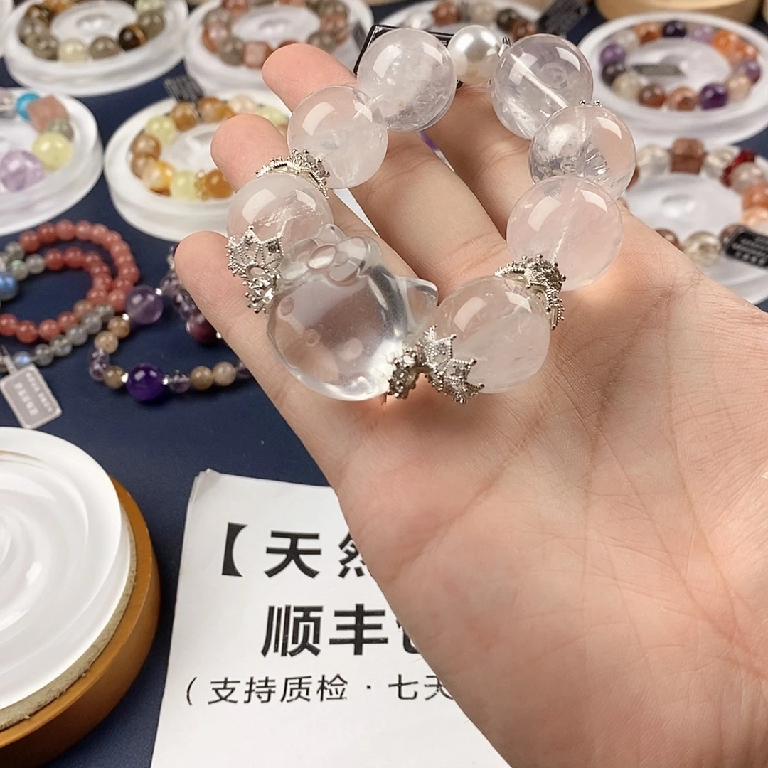 银S925镶嵌手链水晶