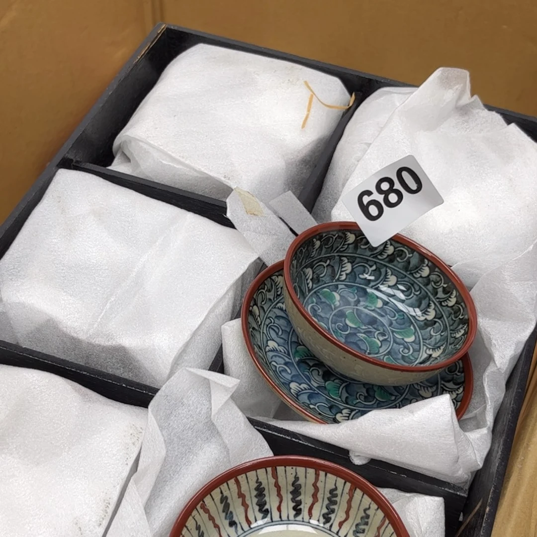 瓷片摆件工艺品摆件666 