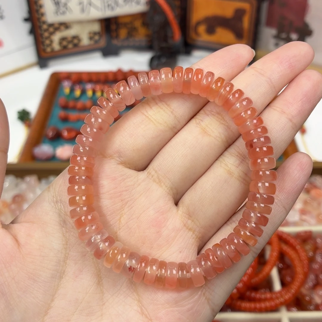 南红玛瑙未镶嵌配饰南红药片手串