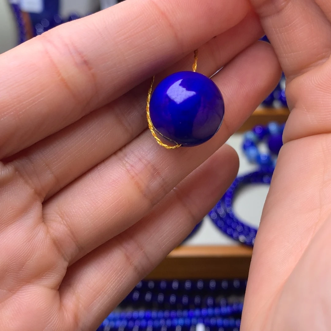 青金石单珠未镶嵌万*16.8mm