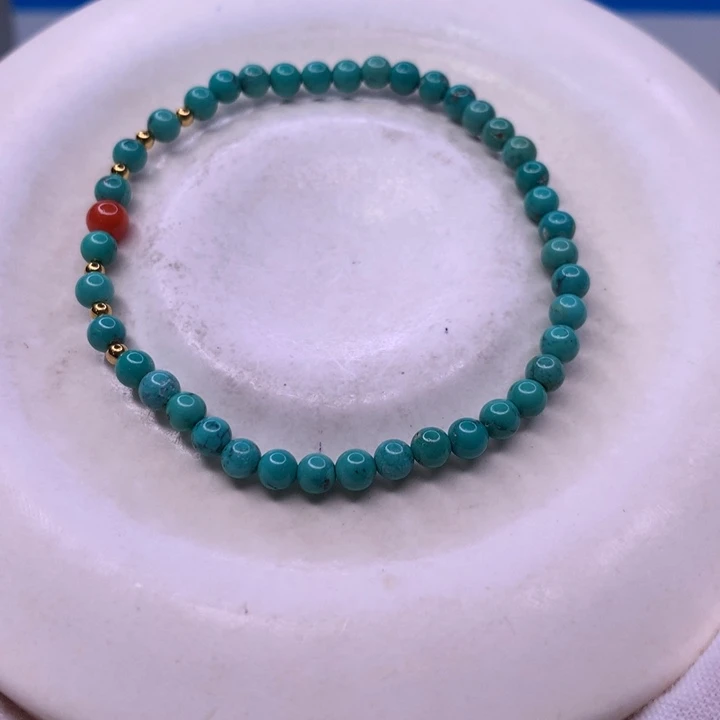 绿松石配饰未镶嵌柳