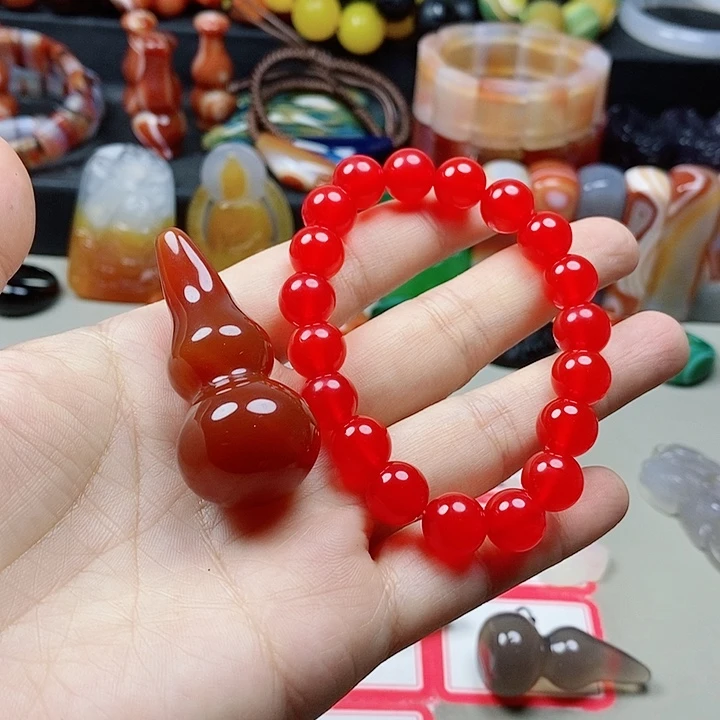 未镶嵌吊坠(不含链)玛瑙/玉髓果*