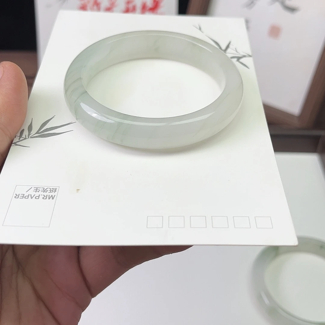 露***露合金手镯石英质玉（天山翠）