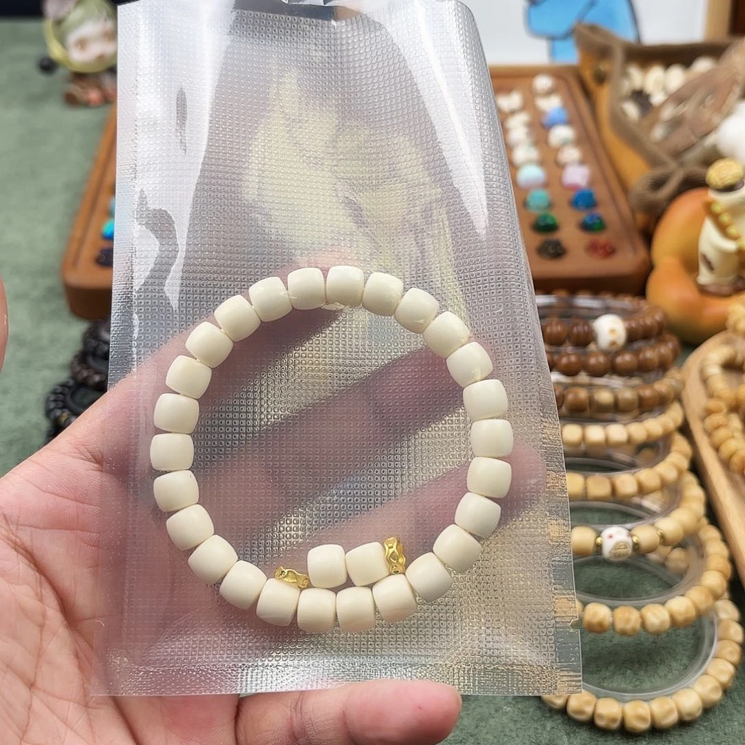 白玉菩提手串?白玉