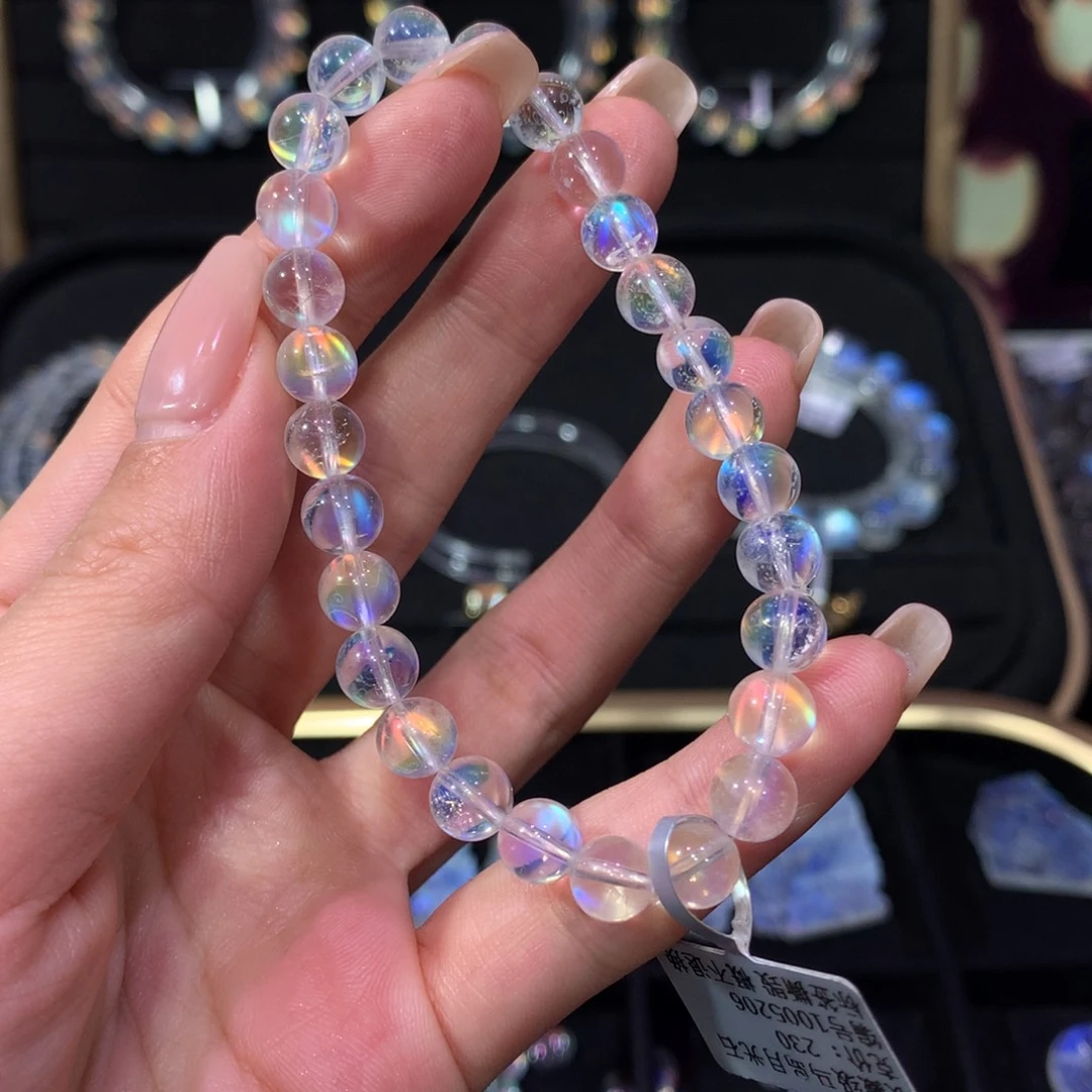 月光石手链6.6未镶嵌菲****?