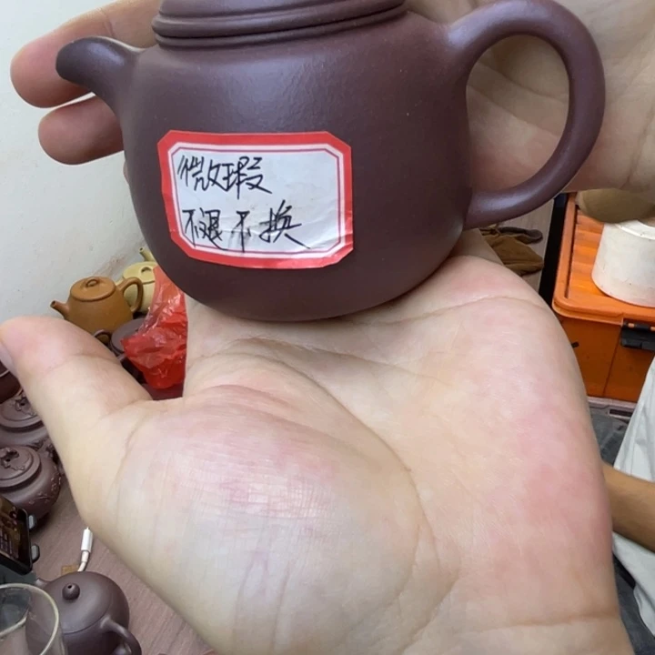 茶壶紫砂微瑕封釉小匏尊