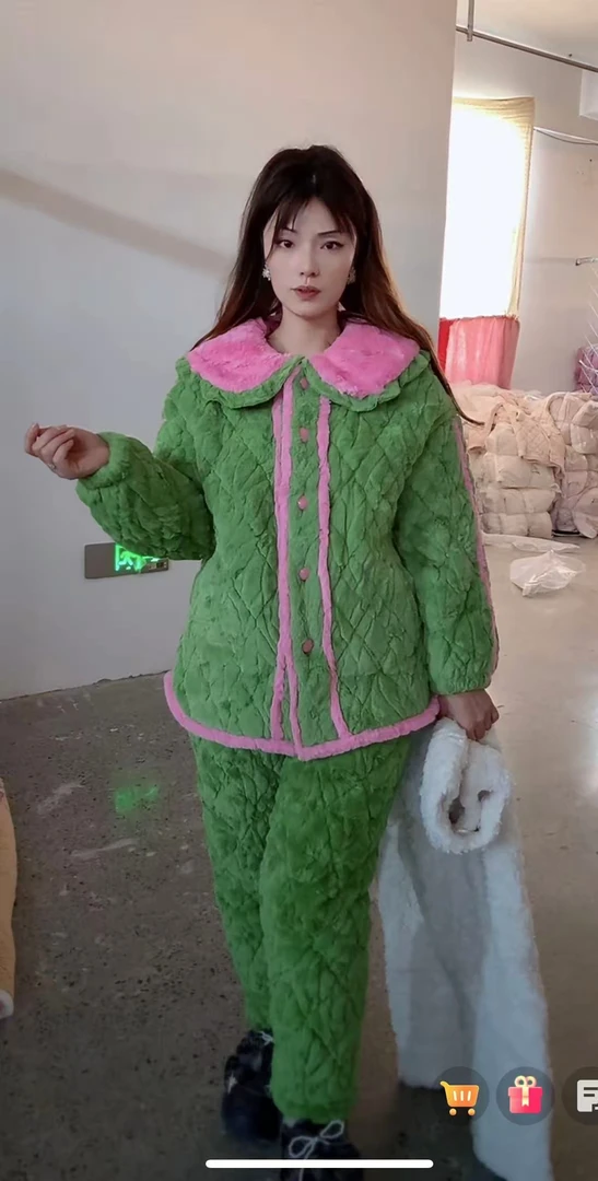 瑞皇妃D227冬季家居服睡衣套装